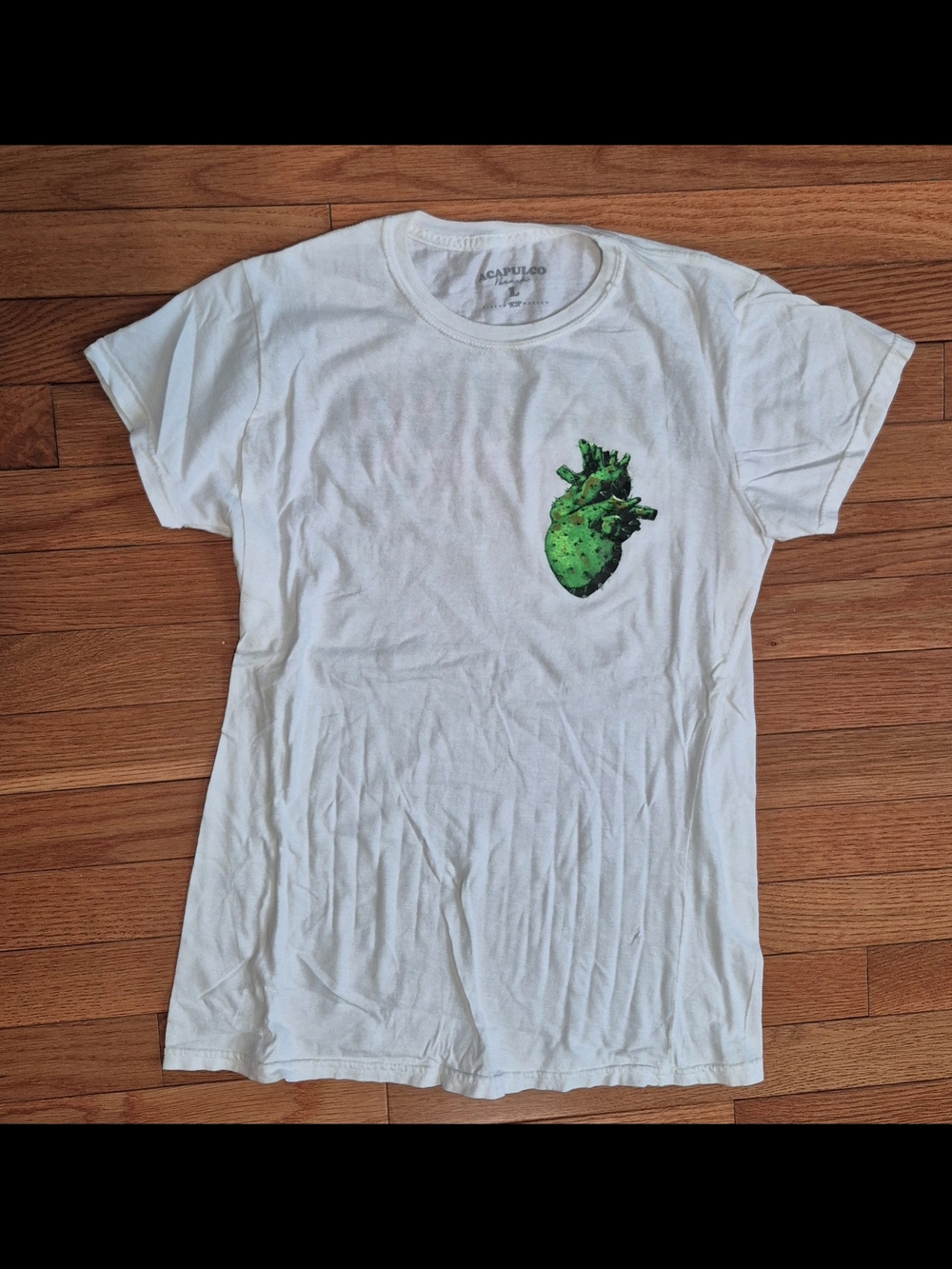 Acapulco Cactus Heart Viva Mexico Cabrones T-shirt